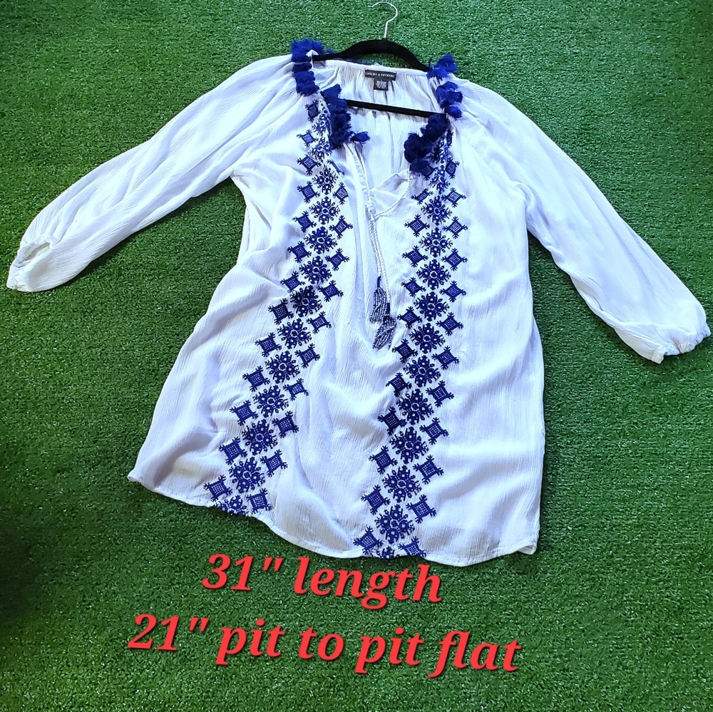 Beach Cover-up Embroidered - Picture 10 of 10